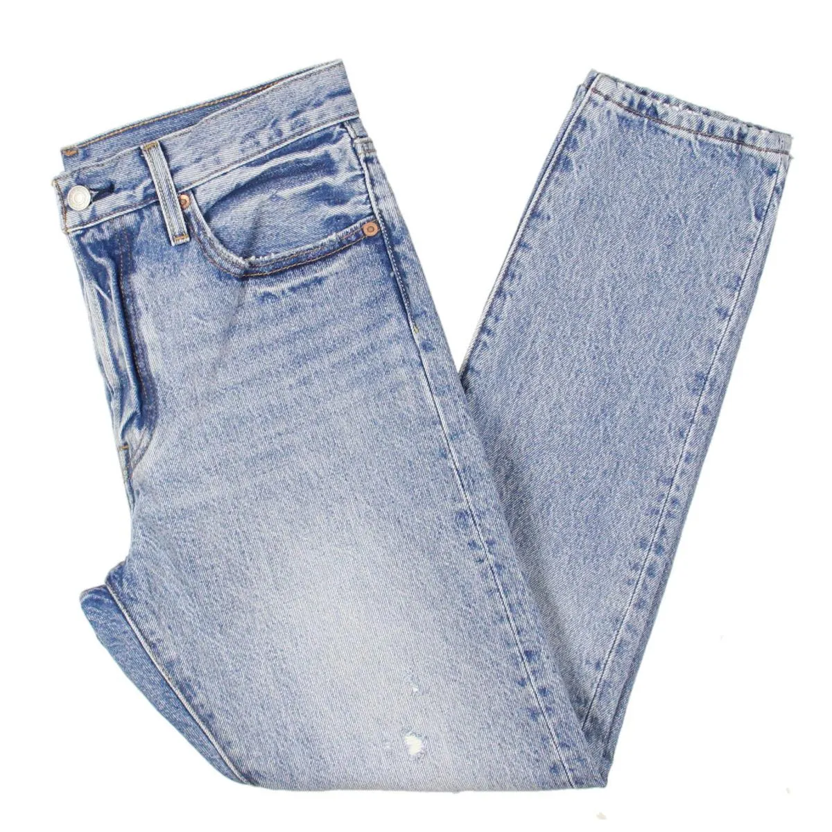 Levi's Damen 501 Destructed Knopfleiste Skinny Jeans