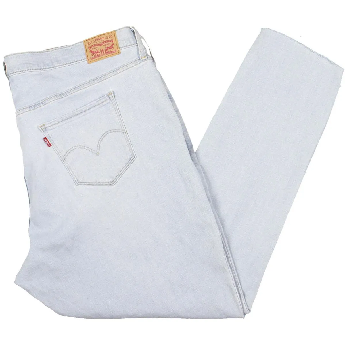 Levi's Damen Plus Denim Jeans mit Rohsaum und schmaler Passform