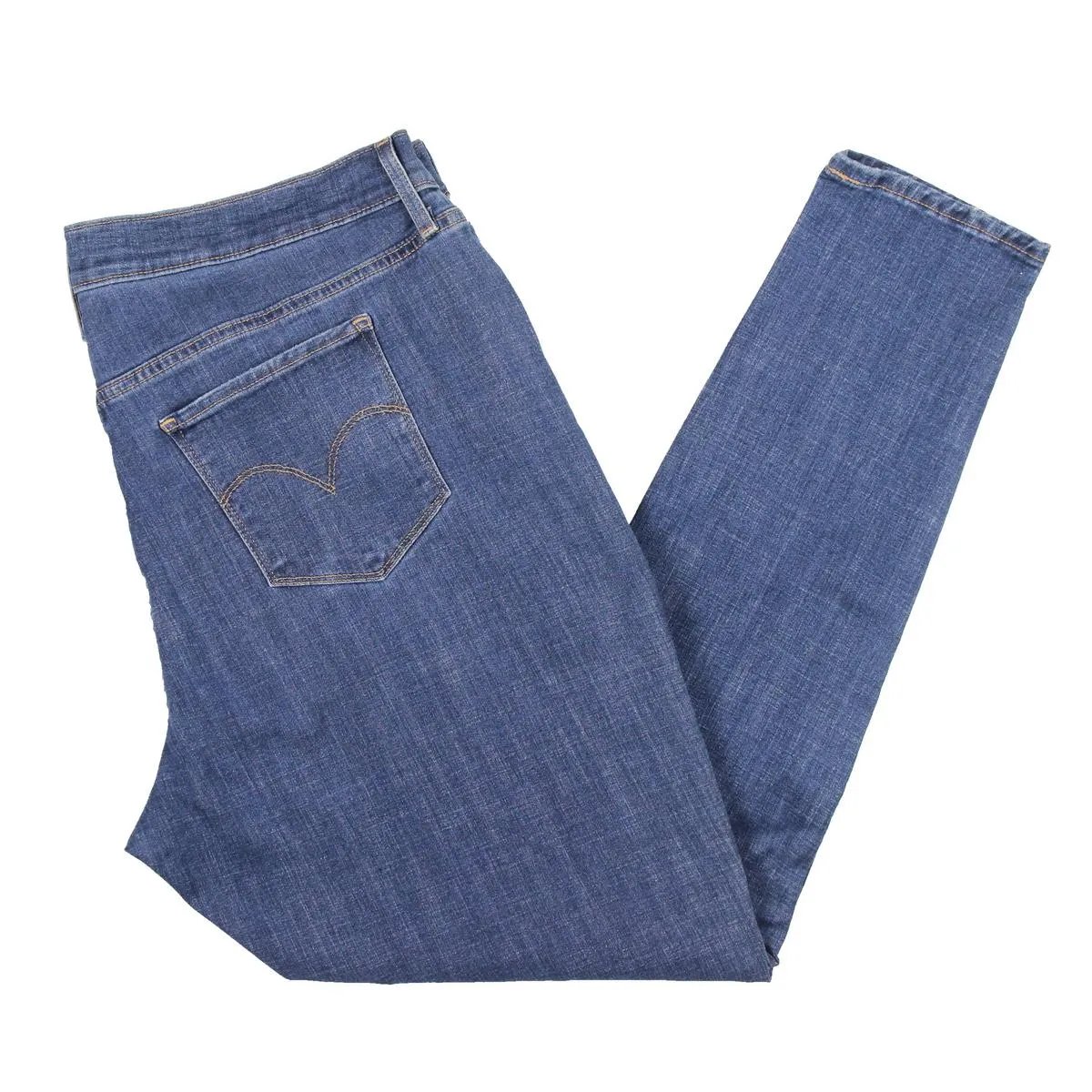Levi's Damen Plus High Rise Used-Look Skinny Jeans