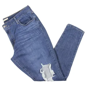 Levi's Damen Plus High Rise Used-Look Skinny Jeans
