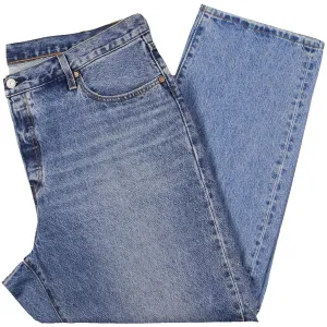 Levi's Damen Plus High Rise Straight Leg Jeans in mittlerer Waschung