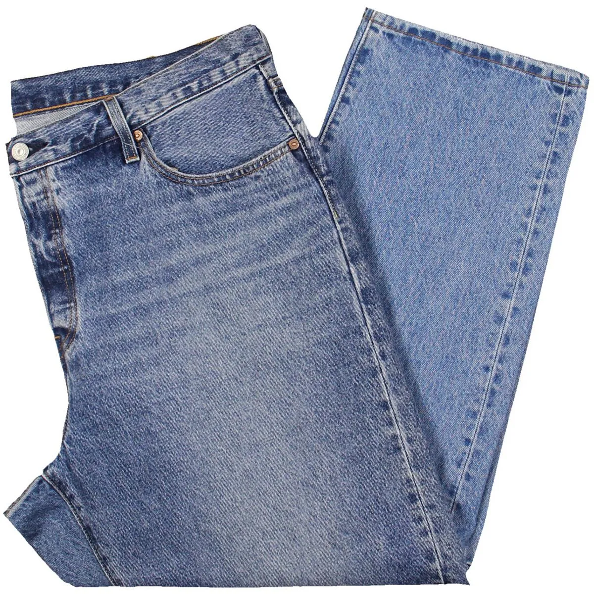 Levi's Damen Plus High Rise Straight Leg Jeans in mittlerer Waschung