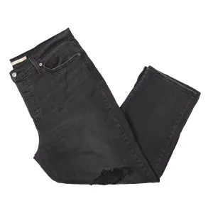 Levi's Damen Plus Wedgie Used Look Dunkelblaue Straight-Leg Jeans
