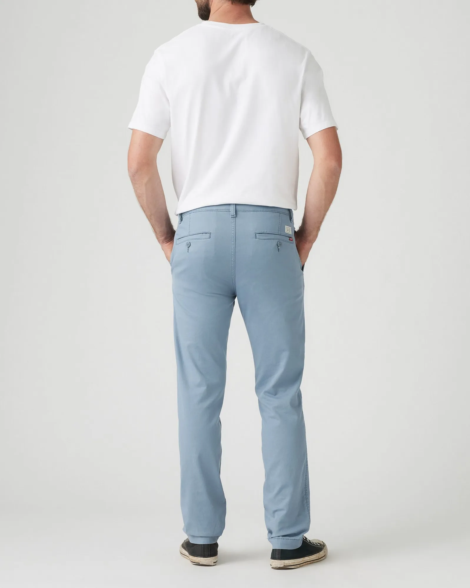 Levi's® XX Chino Standard II Regular Tapered Leinen-Mix Chinos - Dampfblau