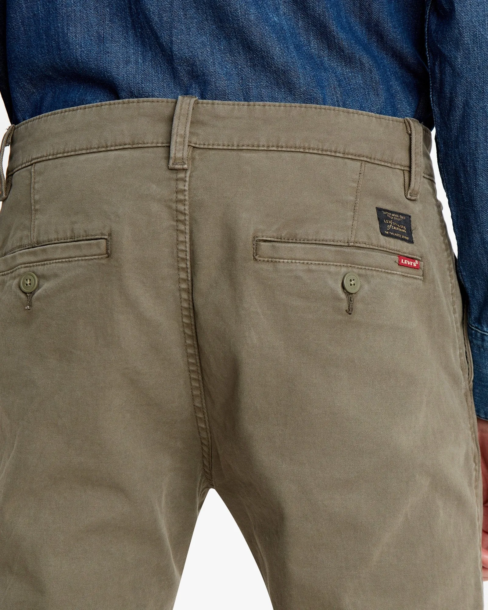 Levi's® XX Chino Standard II Regular Tapered Herren Chinos - Bunker Olive Schattig