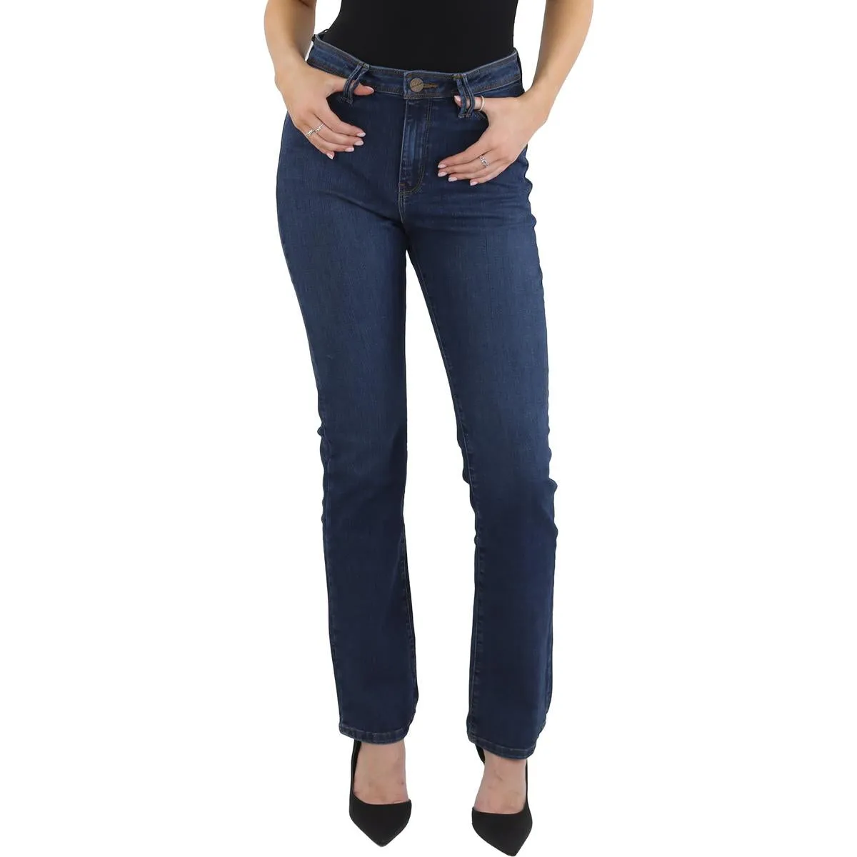 Lola Damen Kate Pocket Denim Straight Leg Jeans