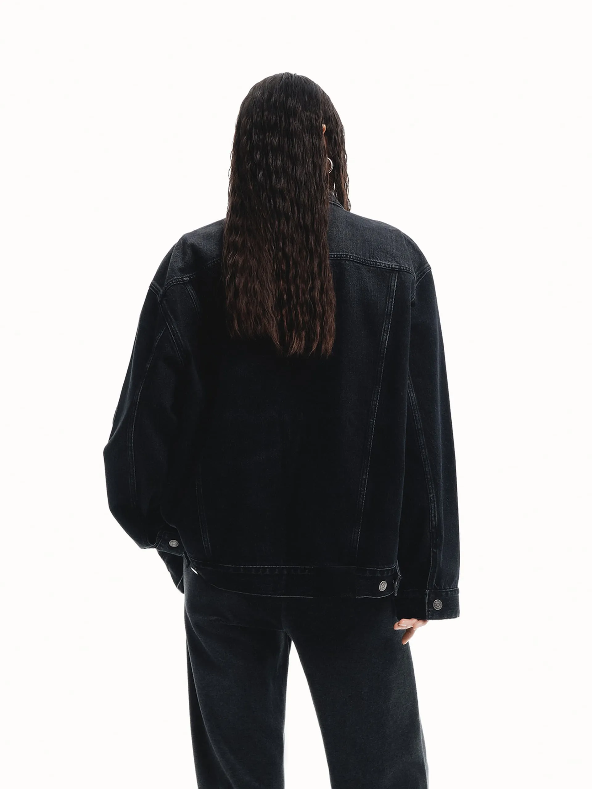 Loose Denim Jacke