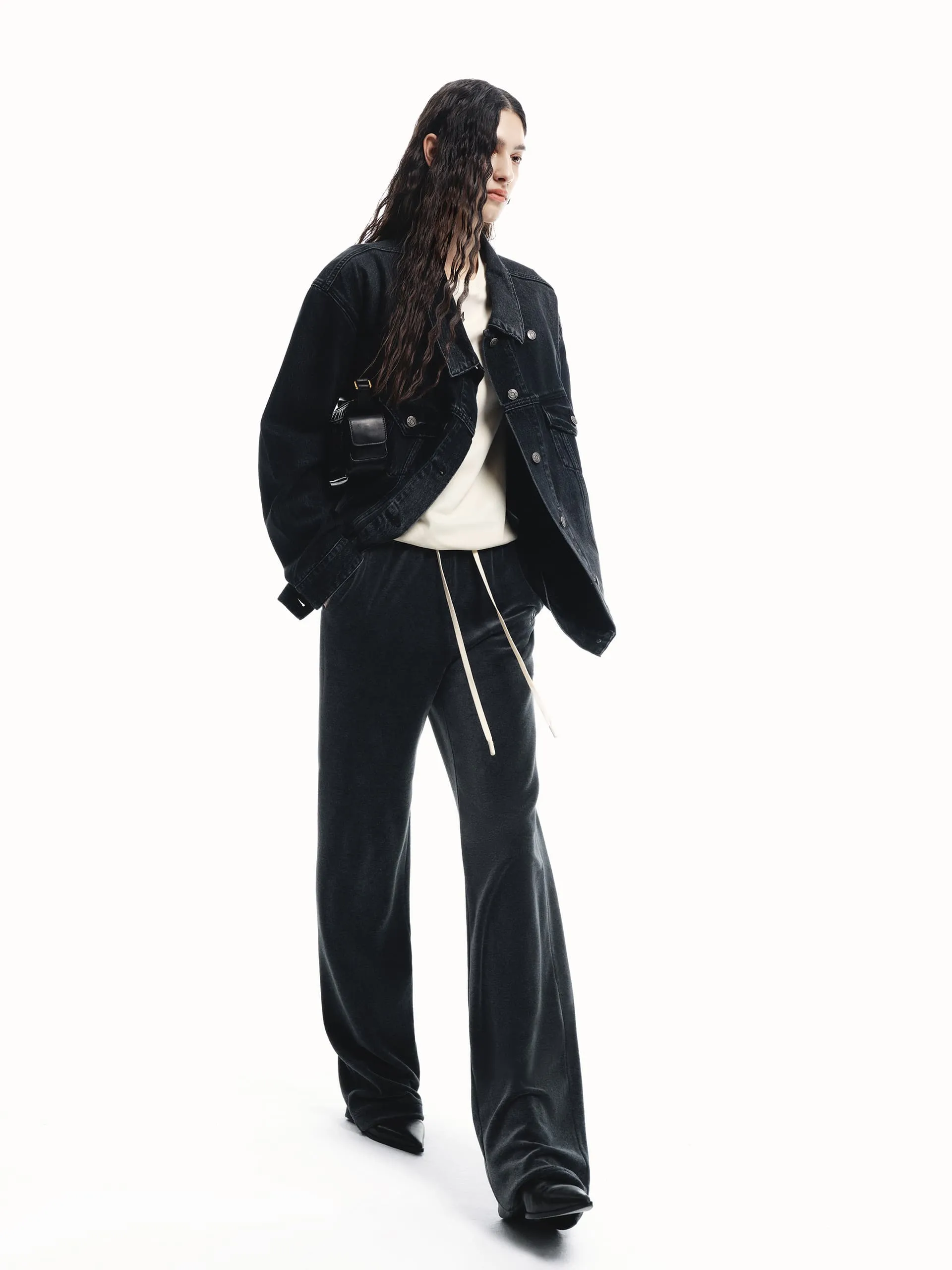 Loose Denim Jacke