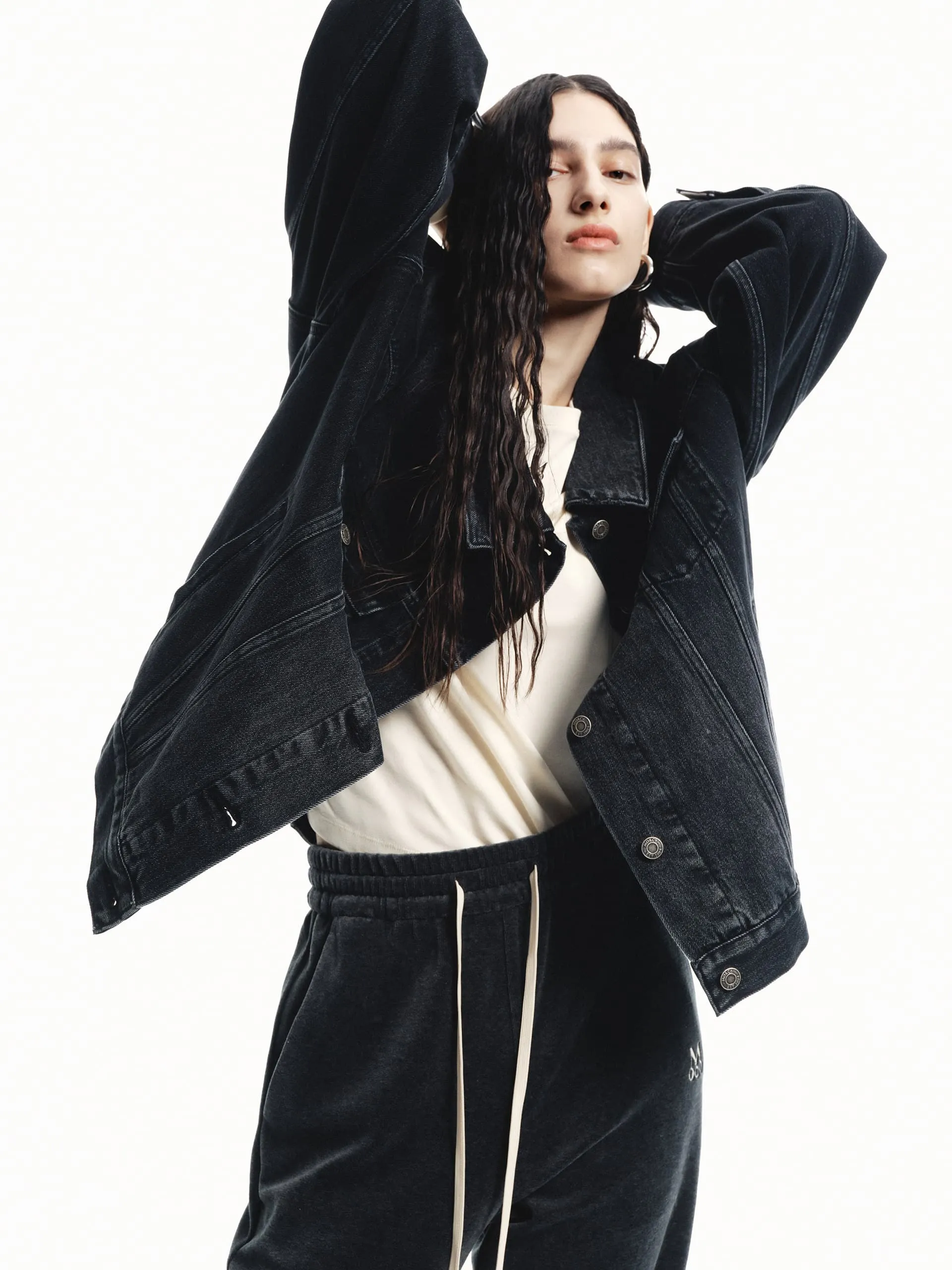 Loose Denim Jacke
