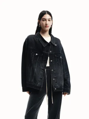 Loose Denim Jacke