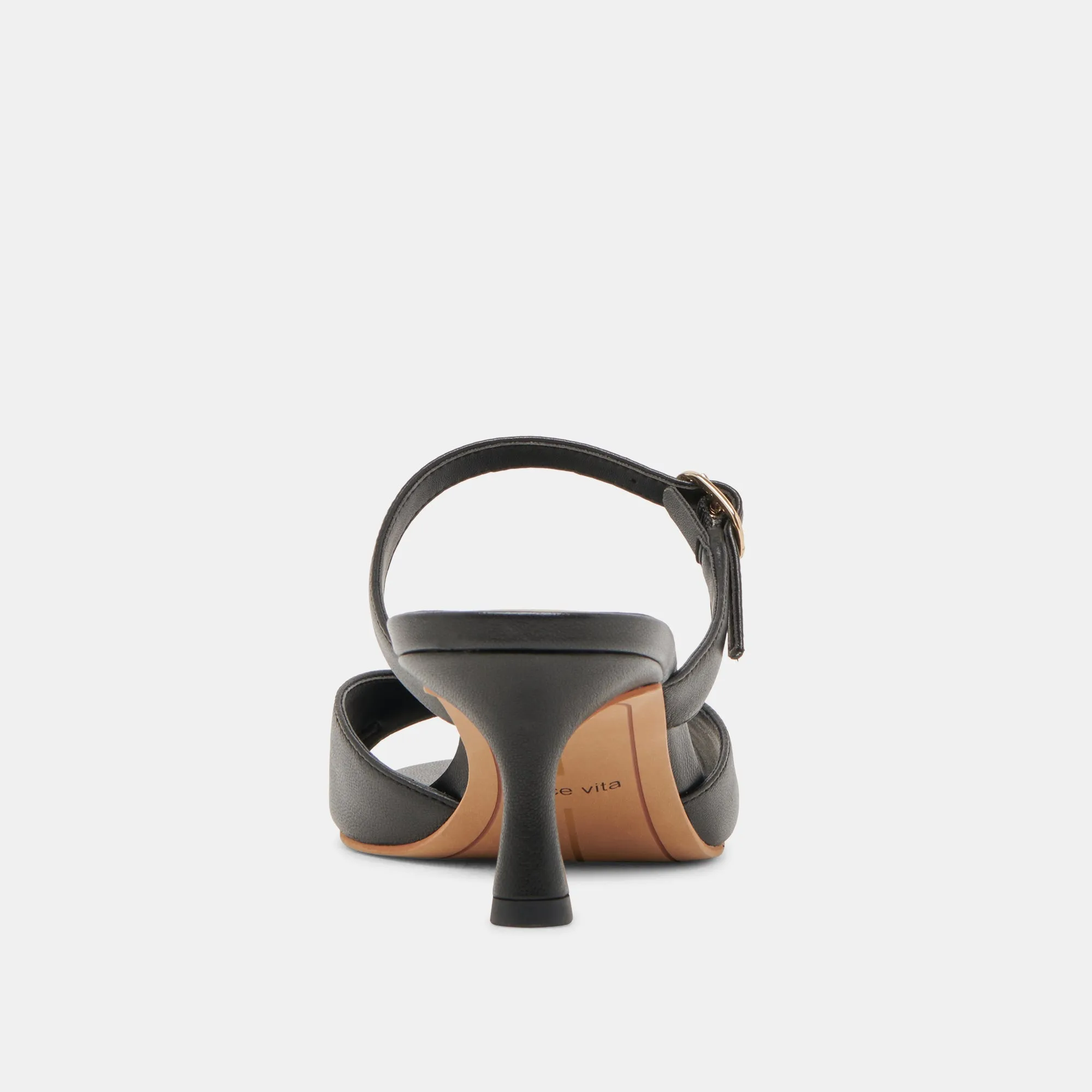 LORALI ABSÄTZE SCHWARZES LEDER
