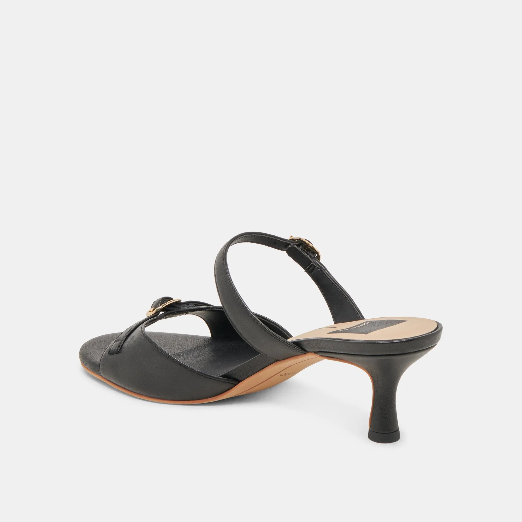 LORALI ABSÄTZE SCHWARZES LEDER