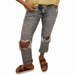 Lovervet Hi-rise crop straight fit