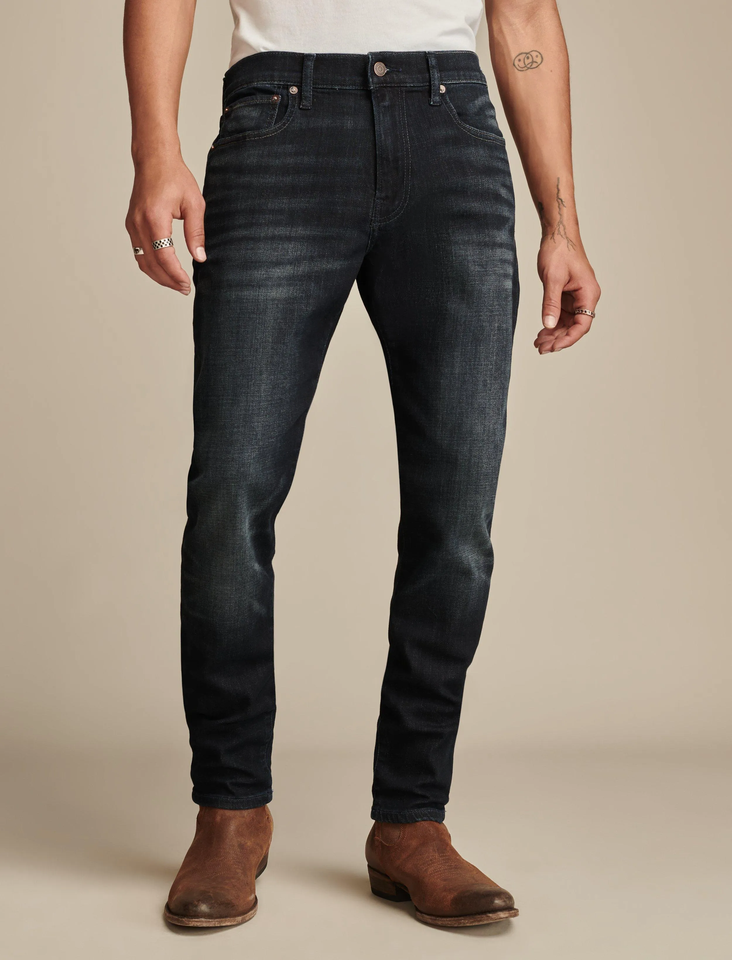 Lucky Brand Herren 411 Athletic Taper Coolmax Stretch Jeans