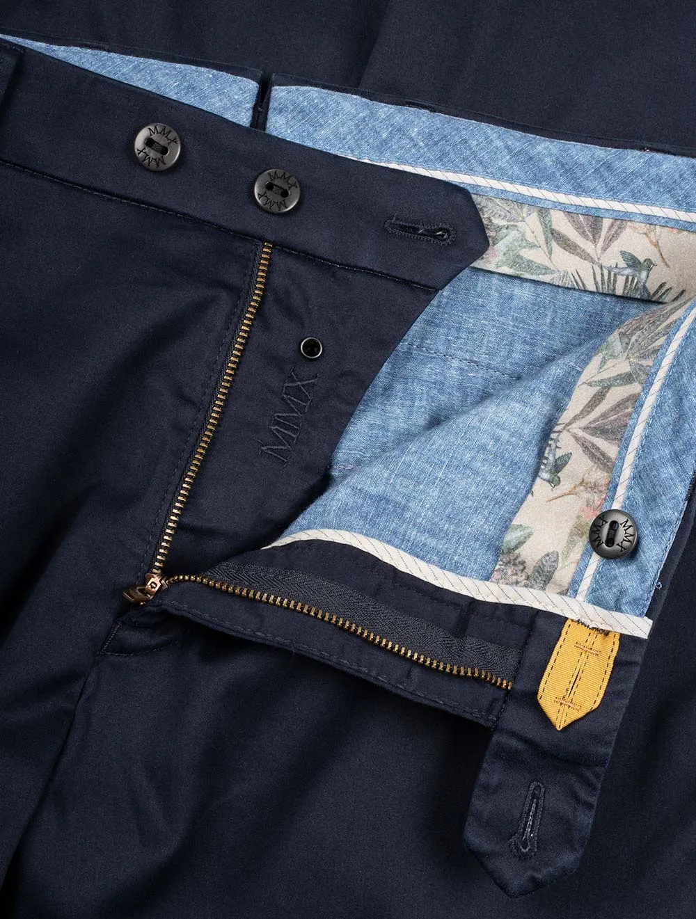 Lupus Sea Island Baumwoll-Chino Navy