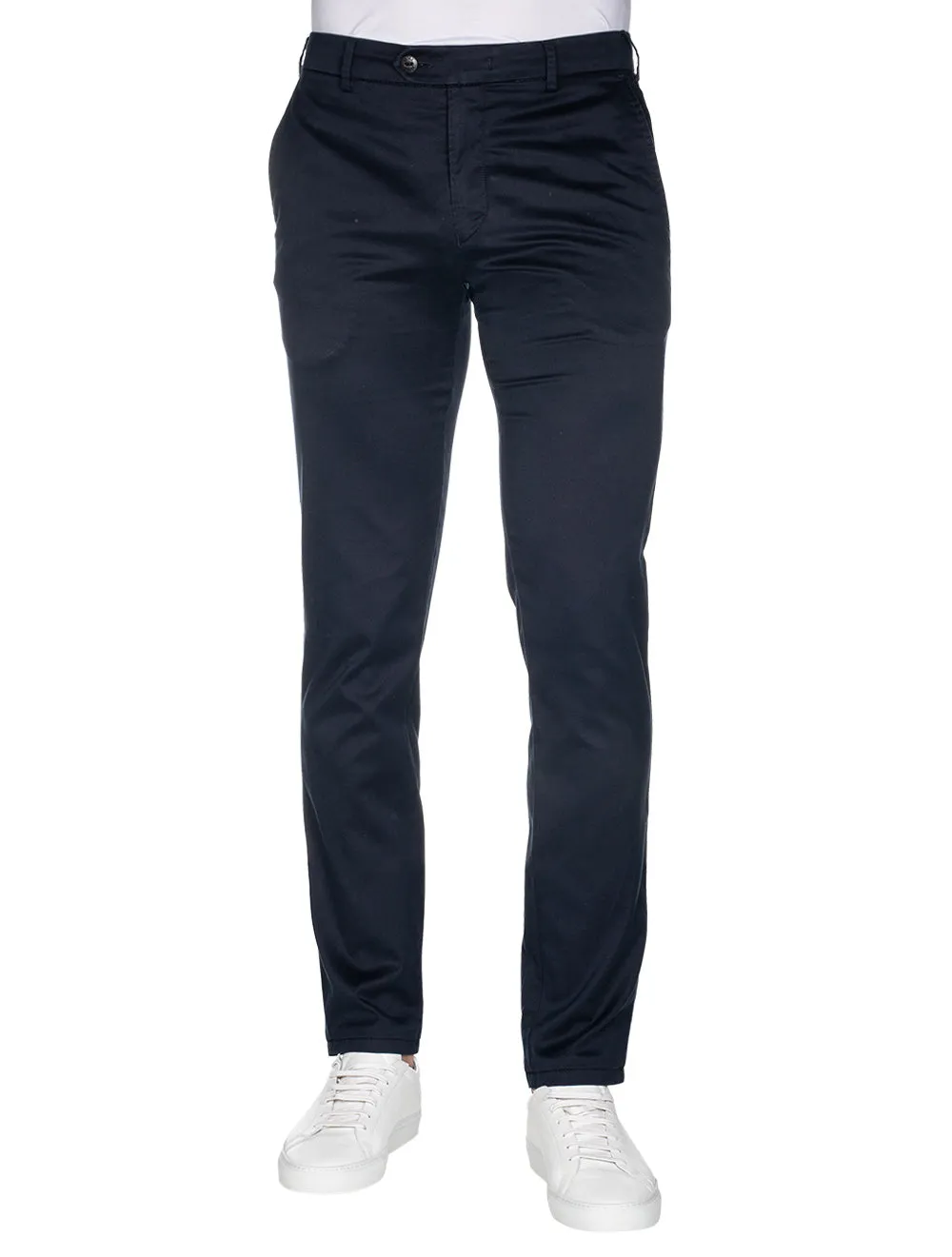 Lupus Sea Island Baumwoll-Chino Navy