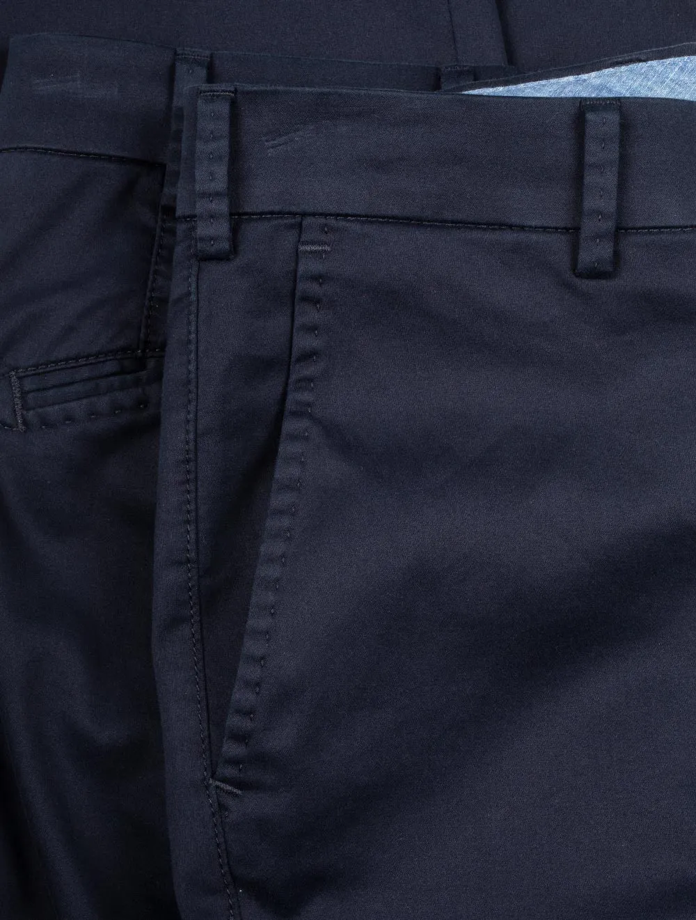 Lupus Sea Island Baumwoll-Chino Navy