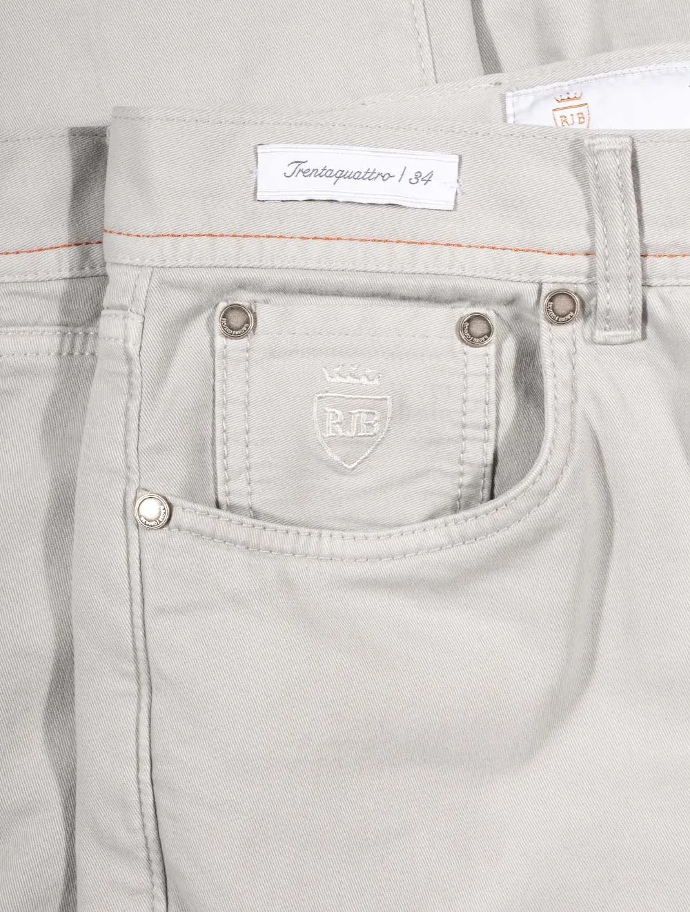 Luxus-Denim-Jeans Grau