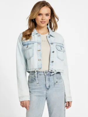 Lyra Cropped Denim Jacke