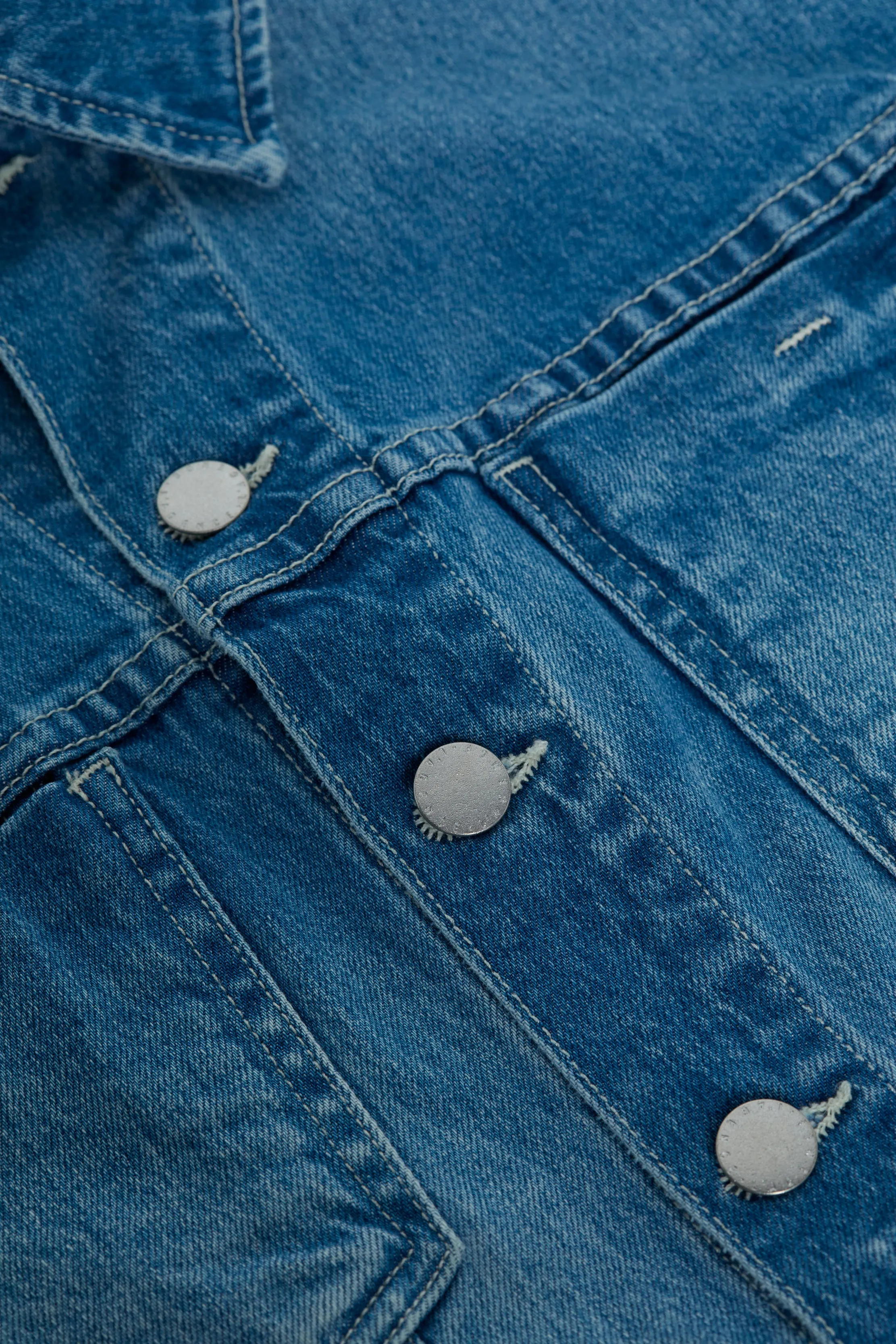 Mack Übergroße Denimjacke