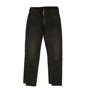 Marcelo Burlon Leopardenmuster Jeans - Schwarz