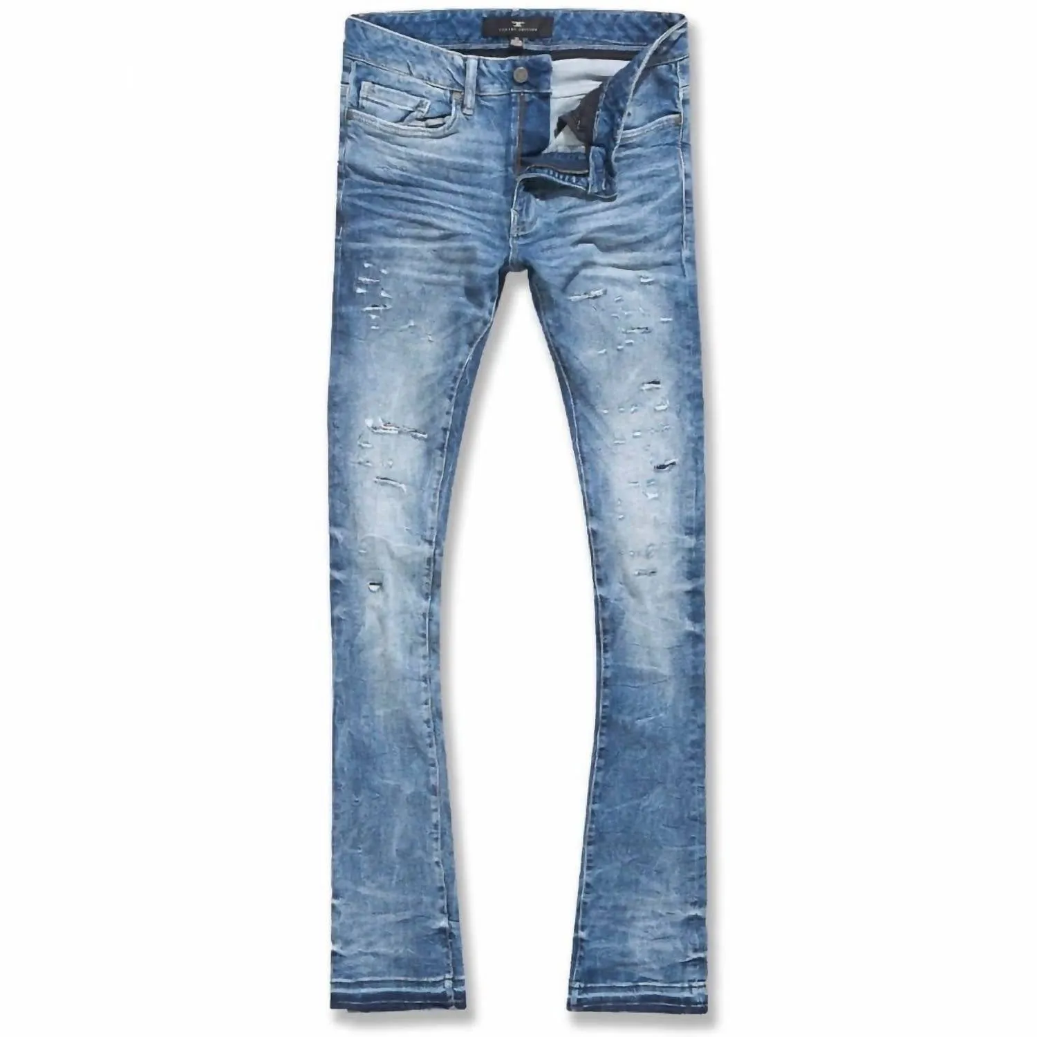Martin Stacked Desperado Denim Jeans in Echtem Blau