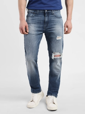 Men's 511 Blue Slim Fit Mid Rise Jeans