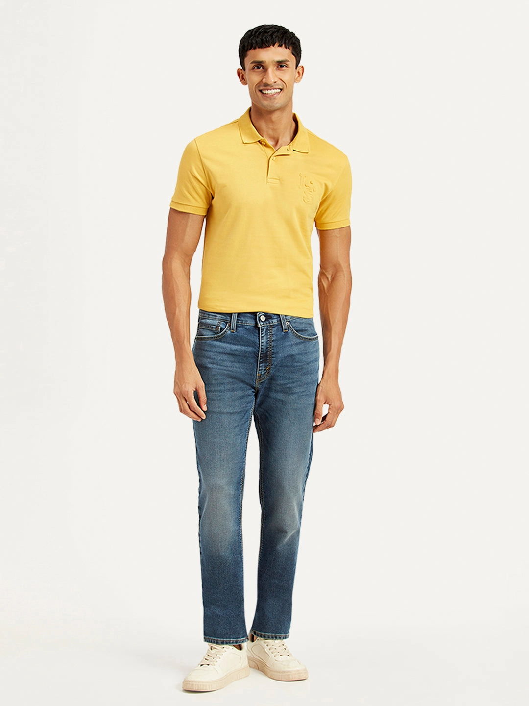 Men's 511 Blue Slim Fit Mid Rise Jeans