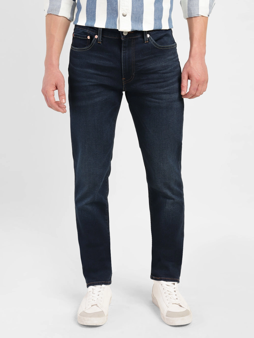 Men's 511 Blue Slim Fit Mid Rise Jeans