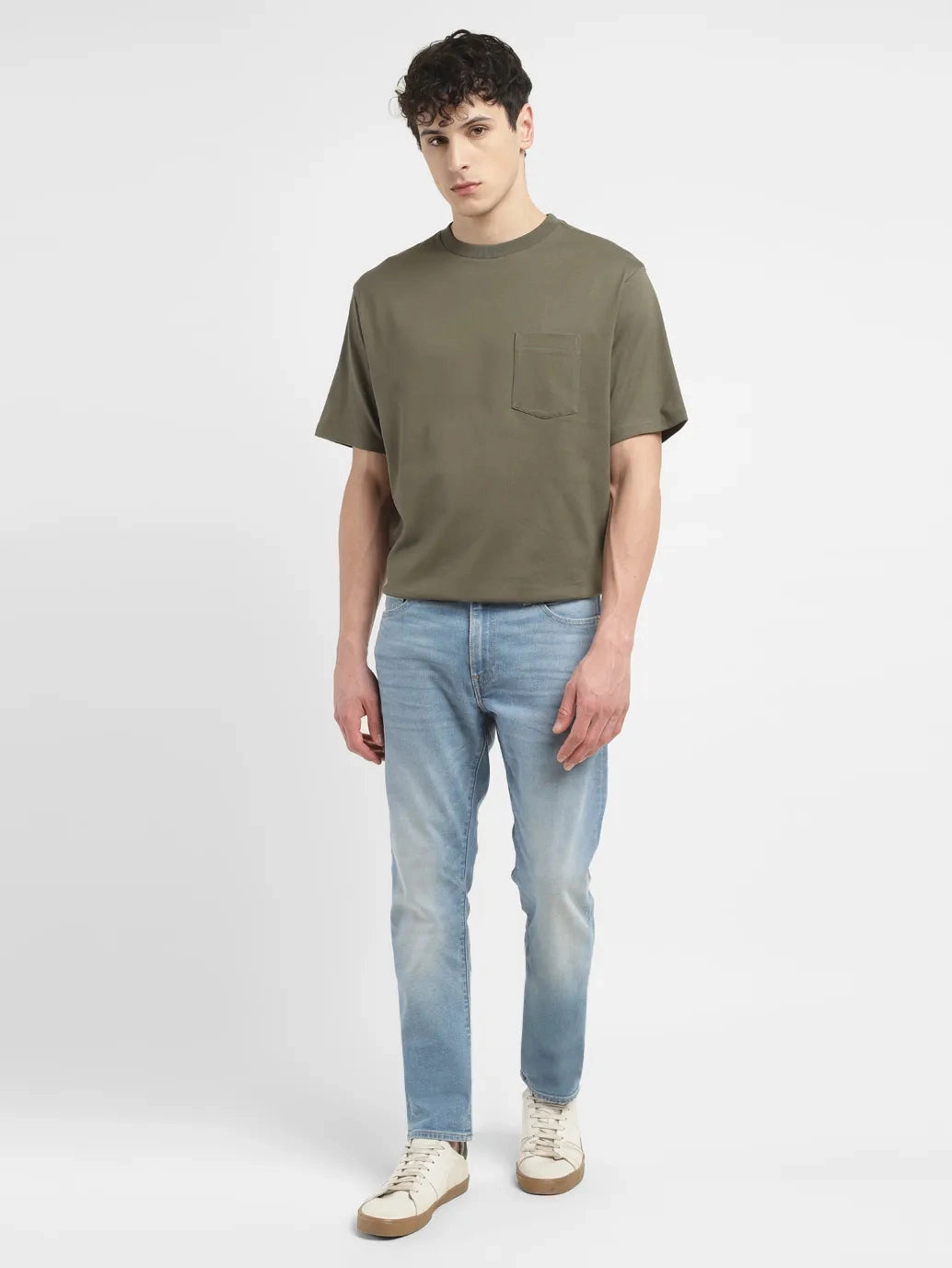 Herren 511 Blaue Slim Fit Jeans mit mittlerer Taillenhöhe