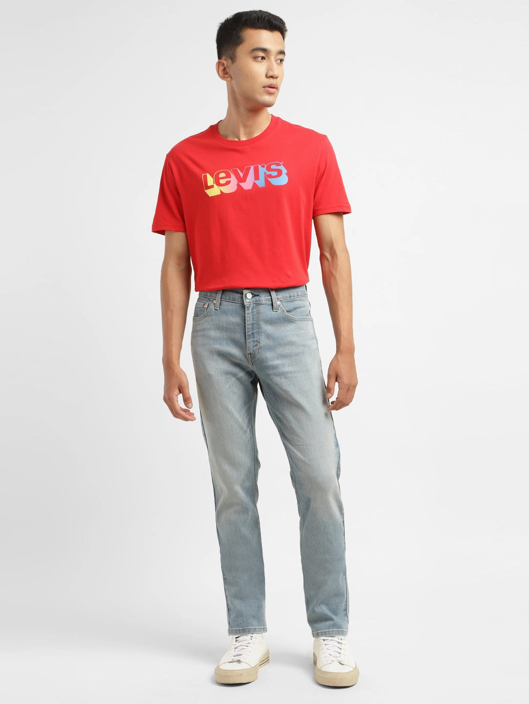 Herren 511 Blaue Slim Fit Jeans mit mittlerer Taillenhöhe