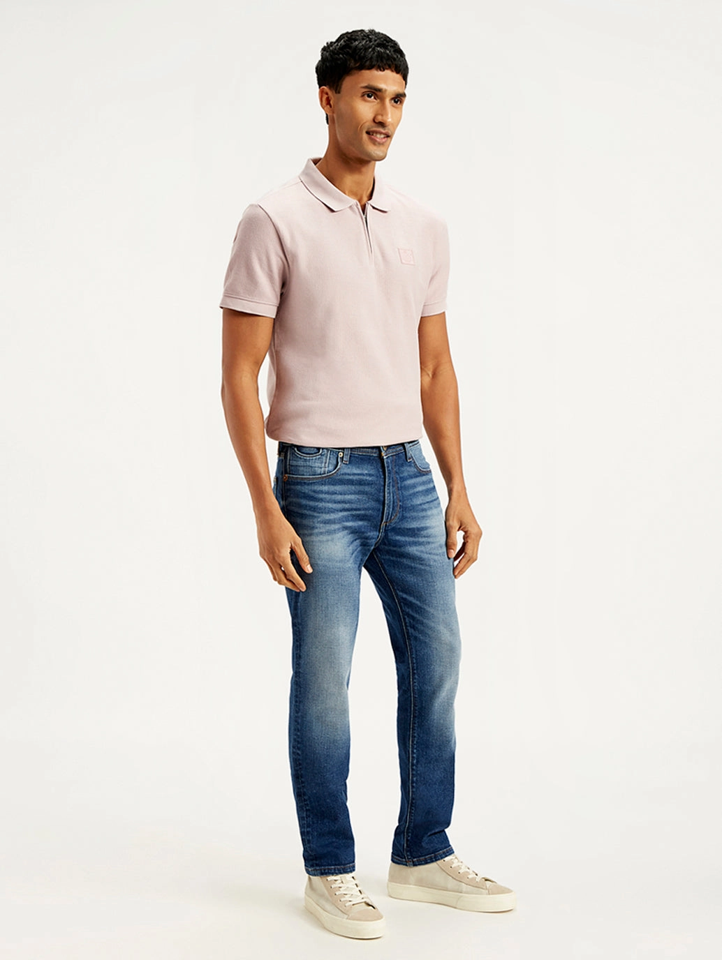 Men's 511 Blue Slim Fit Mid Rise Jeans