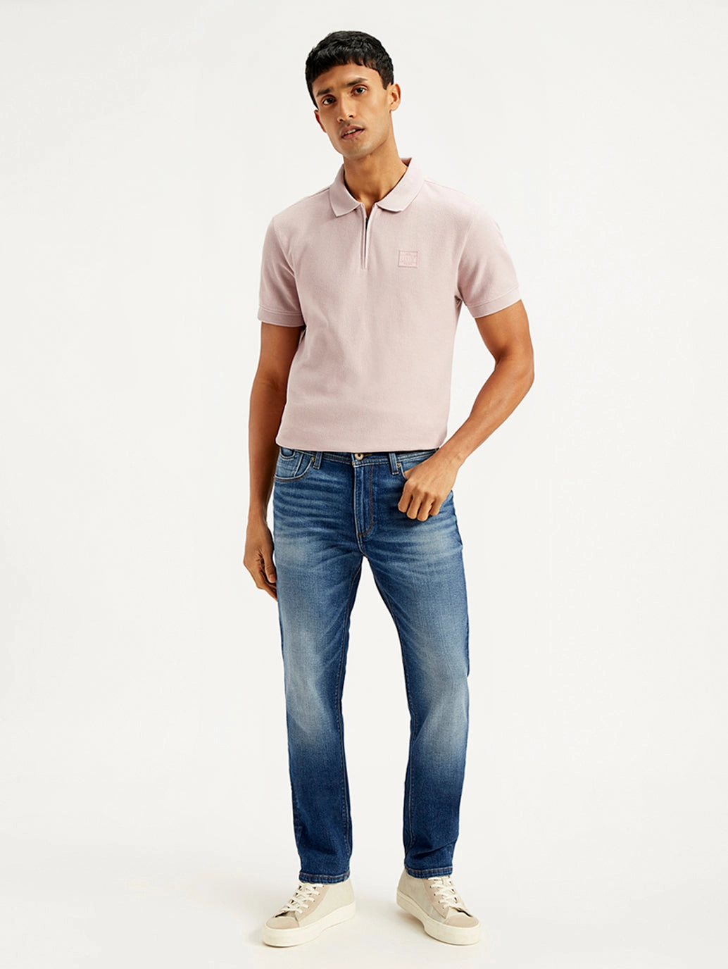 Men's 511 Blue Slim Fit Mid Rise Jeans