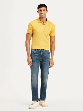 Men's 511 Blue Slim Fit Mid Rise Jeans