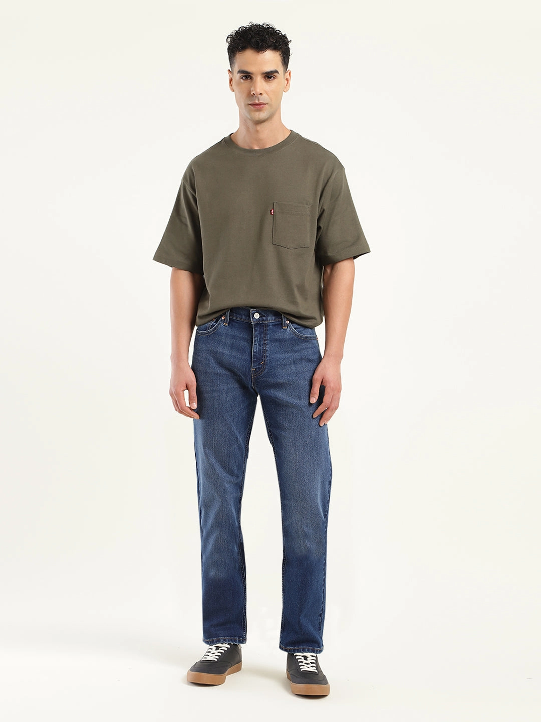 Men's 511 Blue Slim Fit Mid Rise Jeans