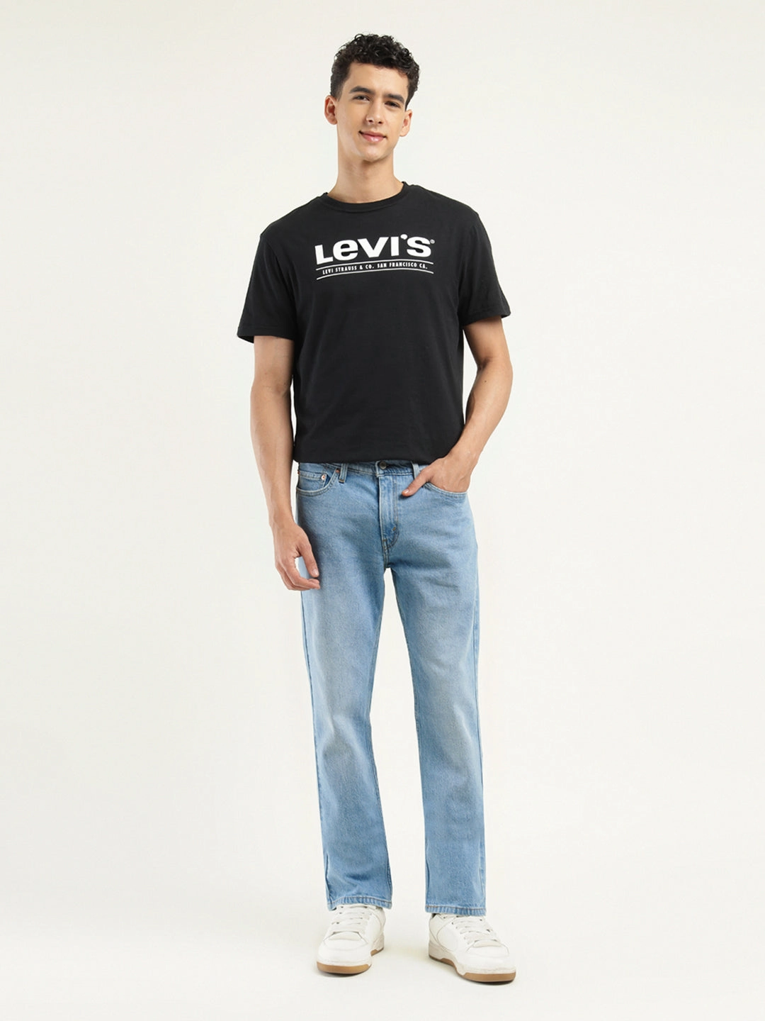 Herren 511 Blaue Slim Fit Jeans mit mittlerer Taillenhöhe