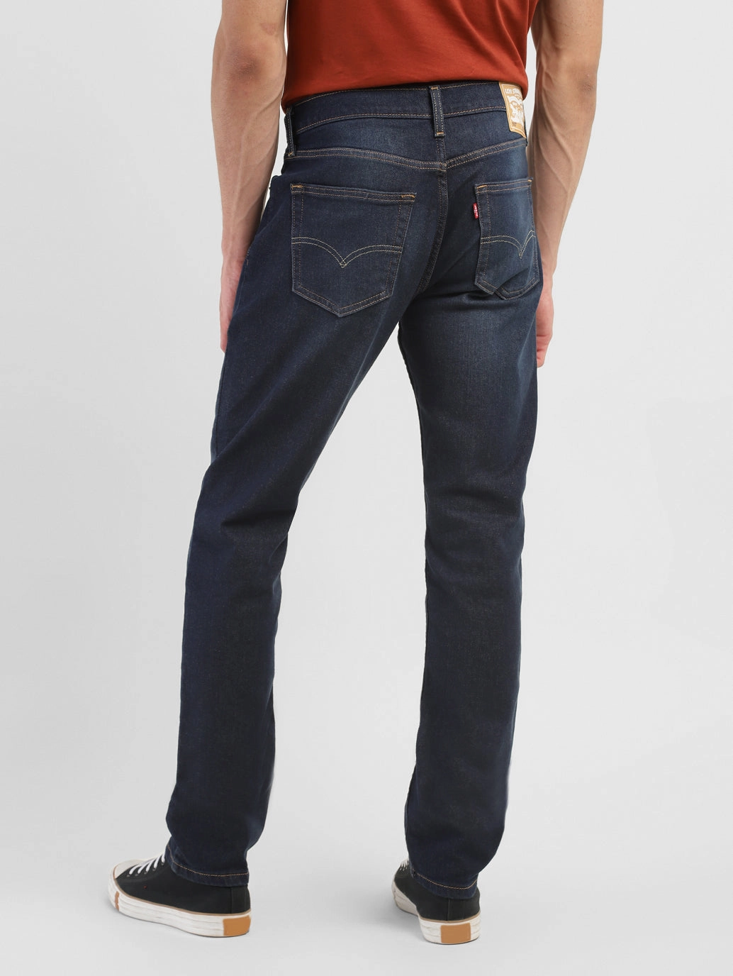 Herren 511 Blaue Slim Fit Jeans mit mittlerer Taillenhöhe