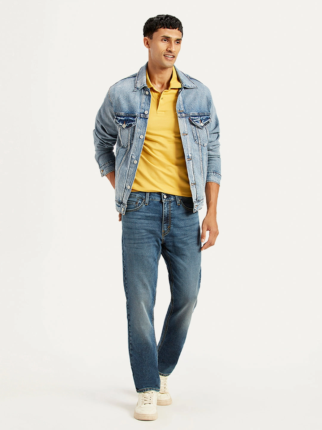 Men's 511 Blue Slim Fit Mid Rise Jeans