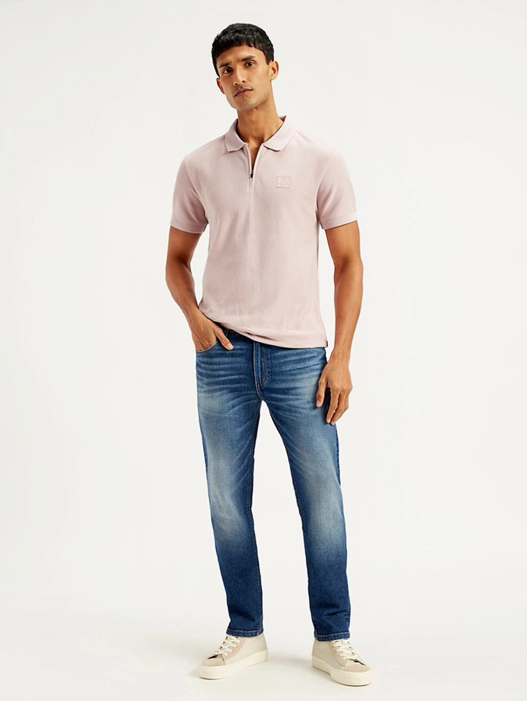 Men's 511 Blue Slim Fit Mid Rise Jeans