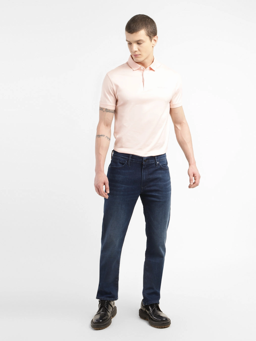 Herren 511 Blaue Slim Fit Jeans mit mittlerer Taillenhöhe