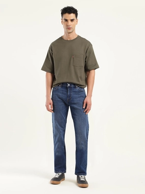 Men's 511 Blue Slim Fit Mid Rise Jeans