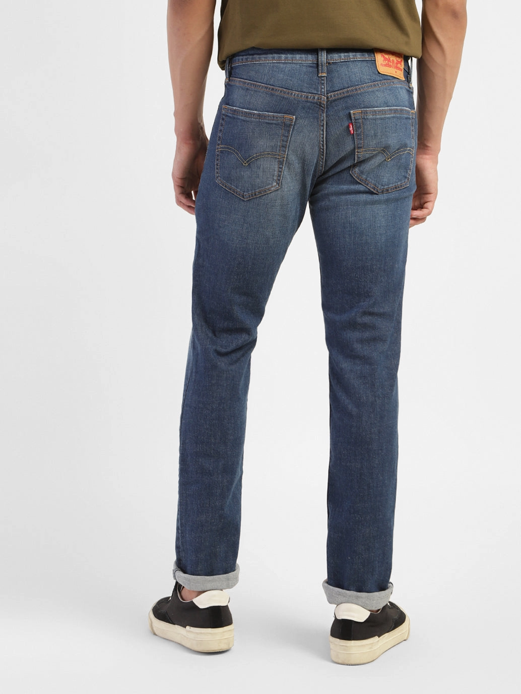 Men's 511 Blue Slim Fit Mid Rise Jeans