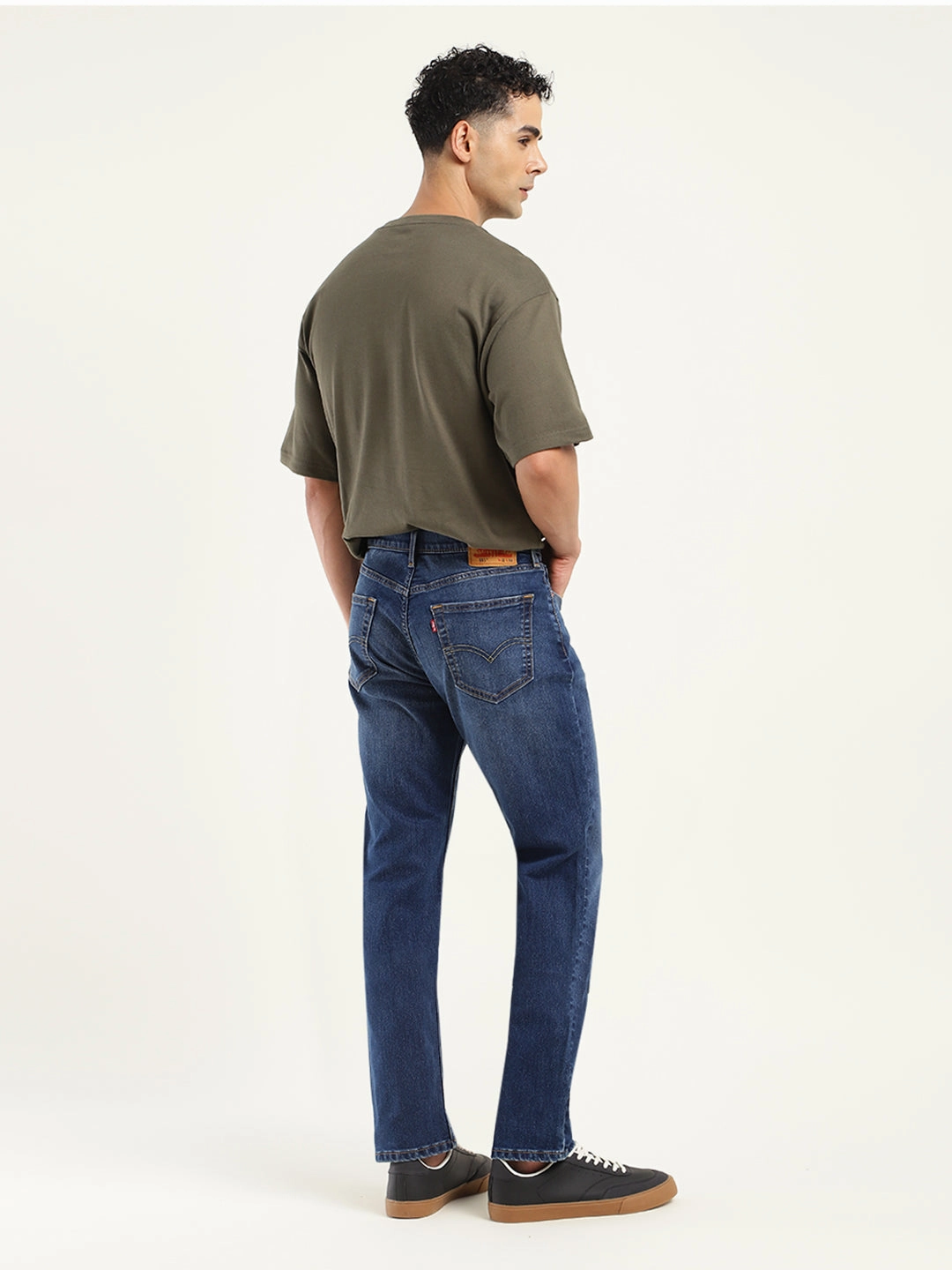 Men's 511 Blue Slim Fit Mid Rise Jeans