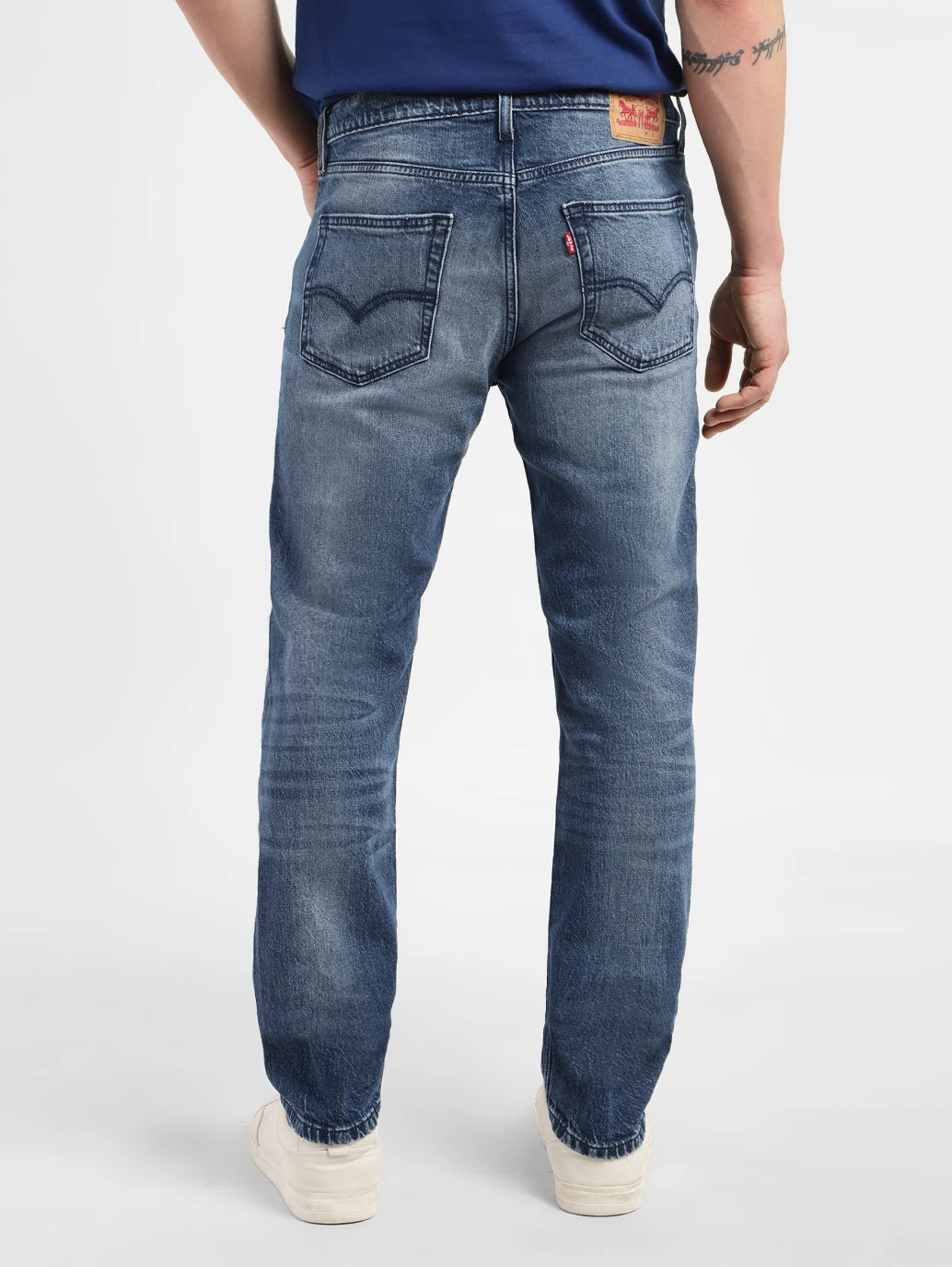 Men's 511 Blue Slim Fit Mid Rise Jeans