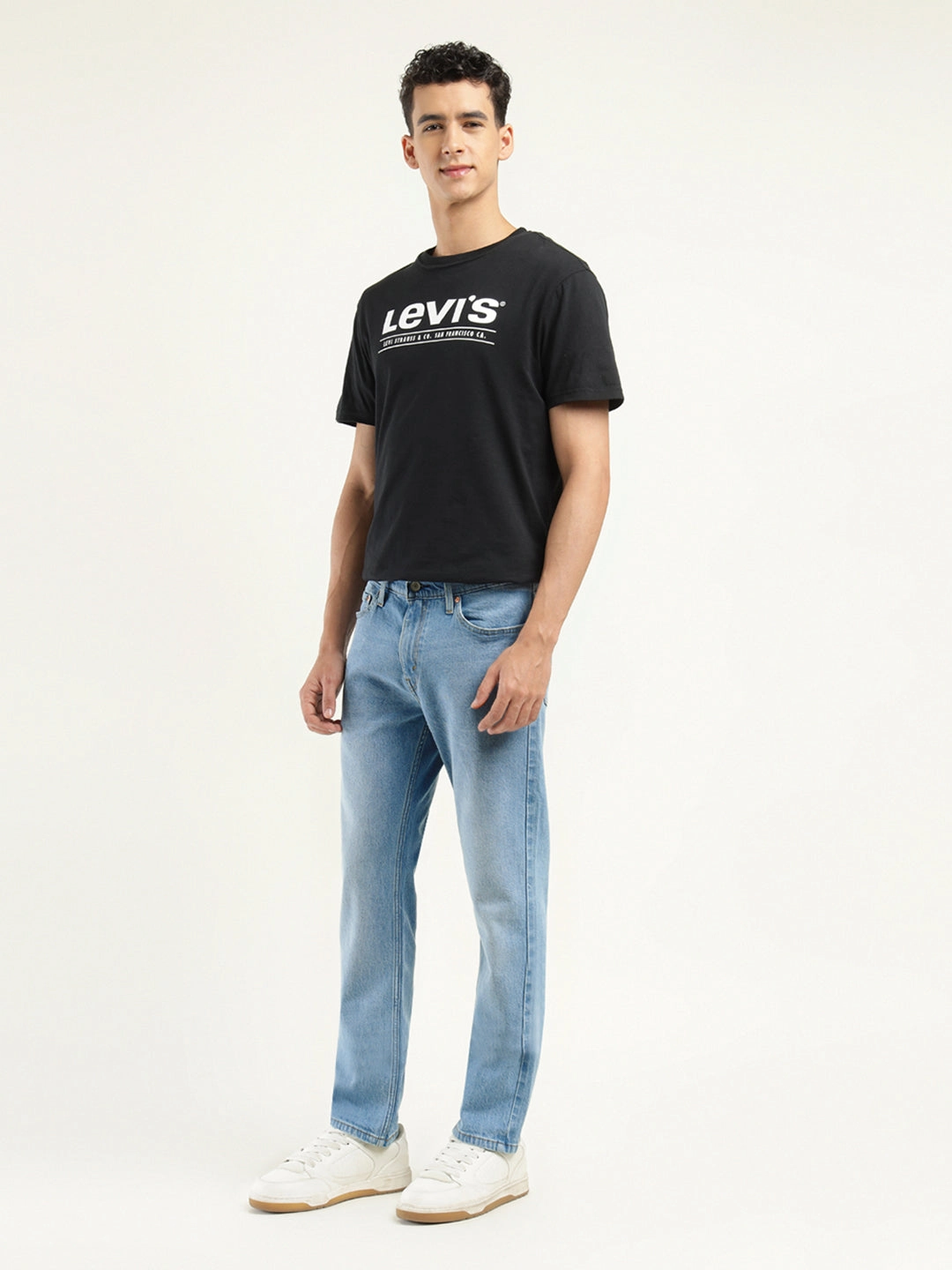 Herren 511 Blaue Slim Fit Jeans mit mittlerer Taillenhöhe