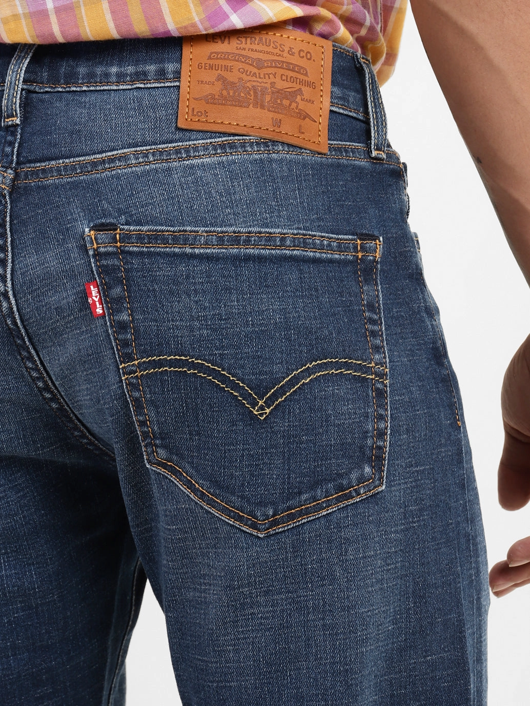 Men's 511 Dark Indigo Slim Fit Mid Rise Jeans