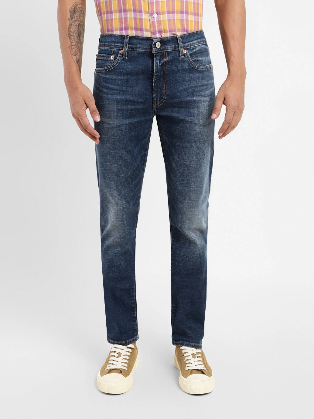 Men's 511 Dark Indigo Slim Fit Mid Rise Jeans