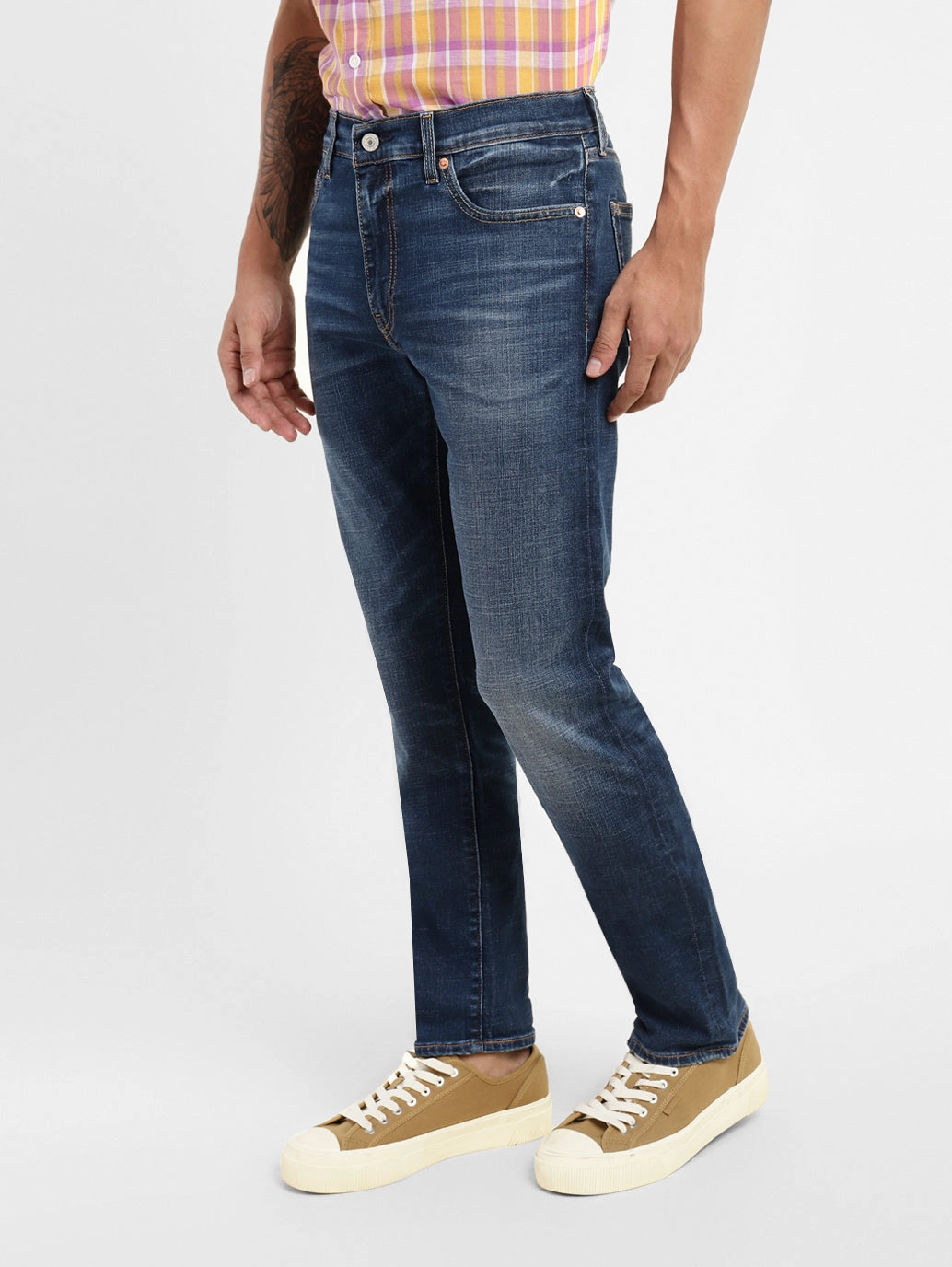 Men's 511 Dark Indigo Slim Fit Mid Rise Jeans