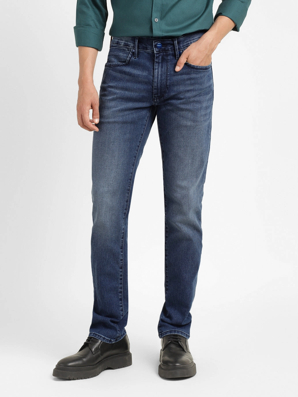 Men's 511 Mid Indigo Slim Fit Mid Rise Jeans