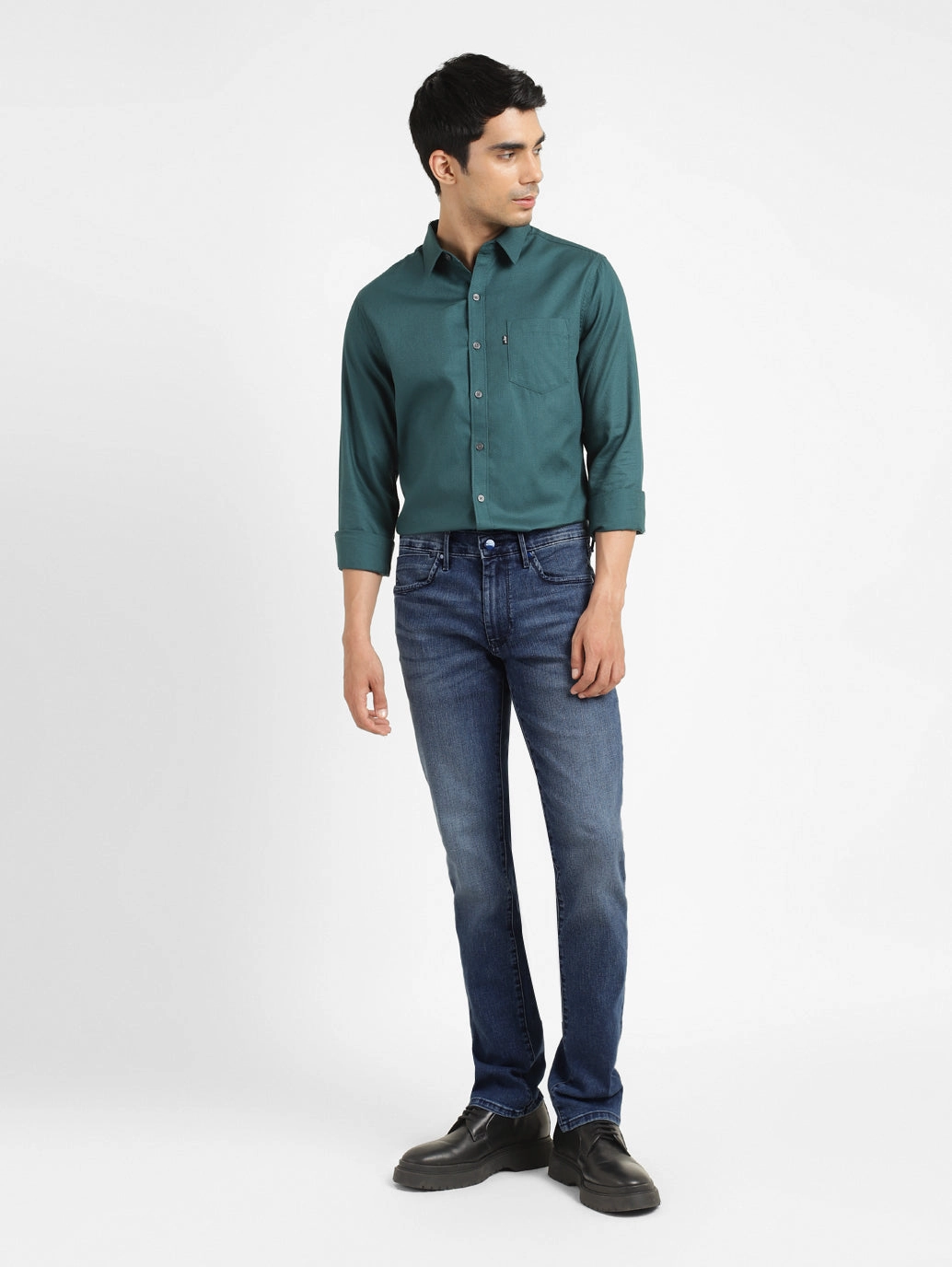 Men's 511 Mid Indigo Slim Fit Mid Rise Jeans